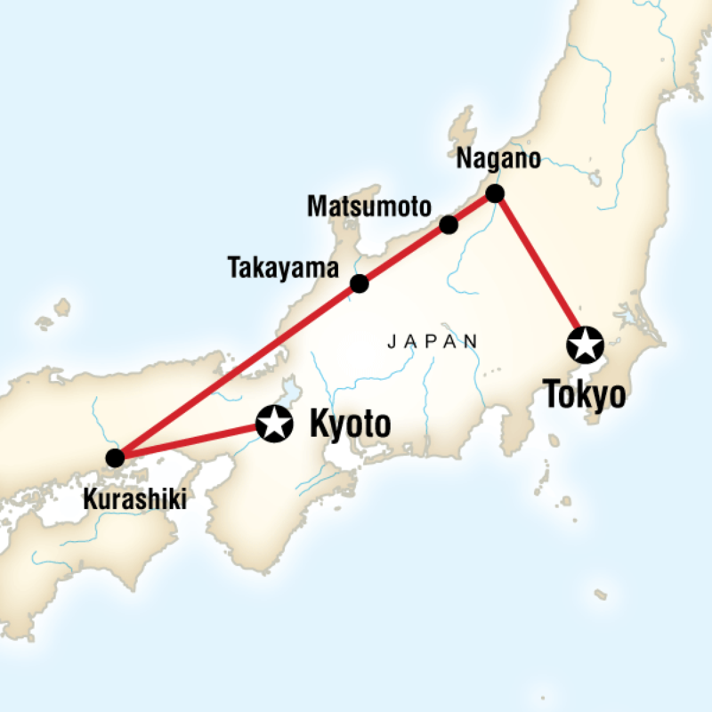 Backroads of Japan Tour: Tokyo to Kyoto